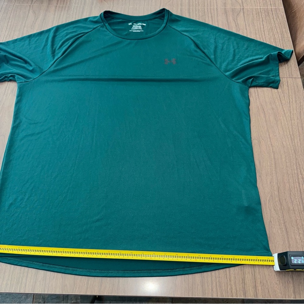 Under Armour The Tech Tee Men's 3XL Green Short Sleeve Loose Fit Shirt Quick-Dry - Picture 9 of 9